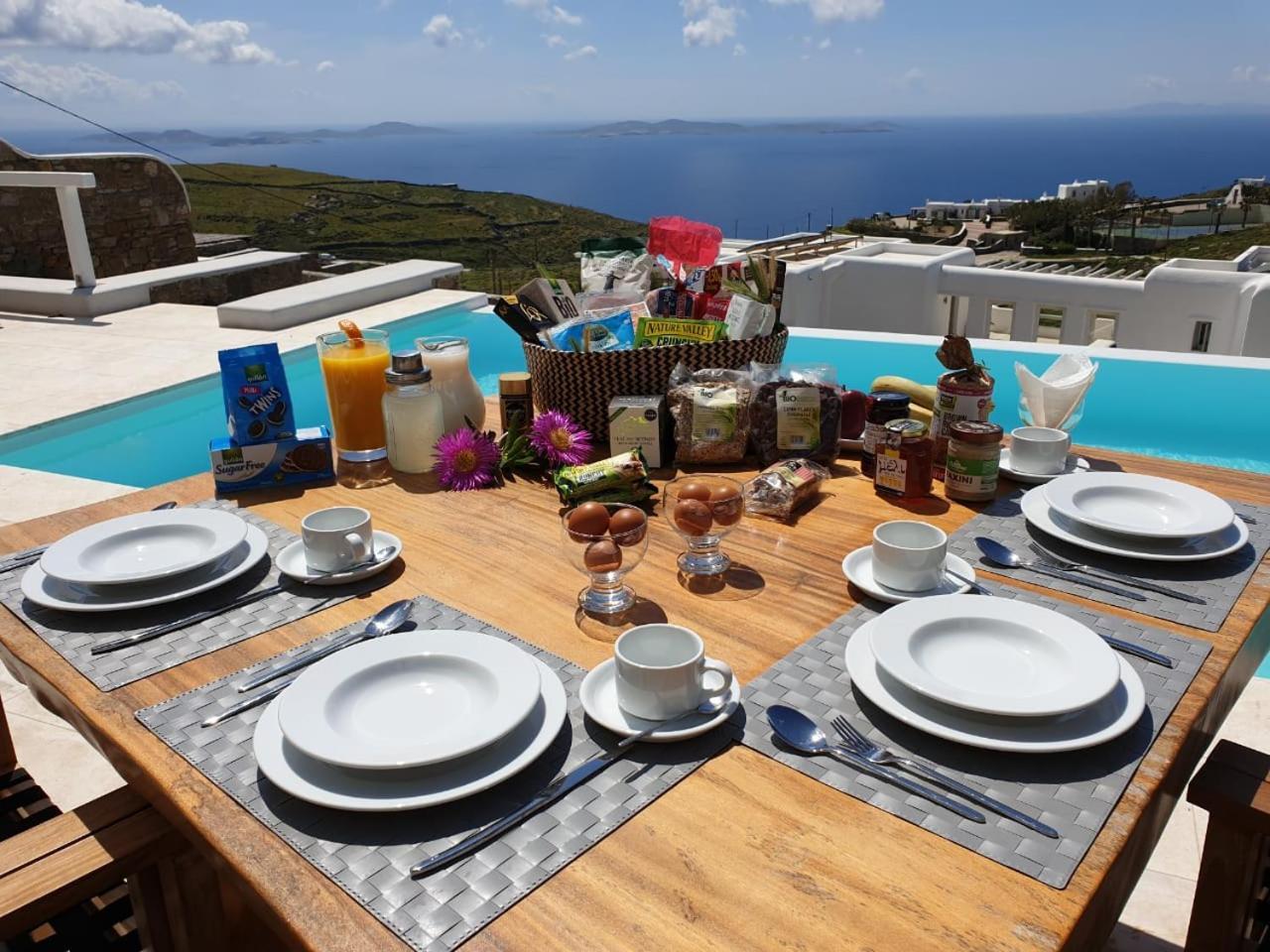 Villa Apollo-Private Pool-Amazing View Mykonos Town Exterior photo