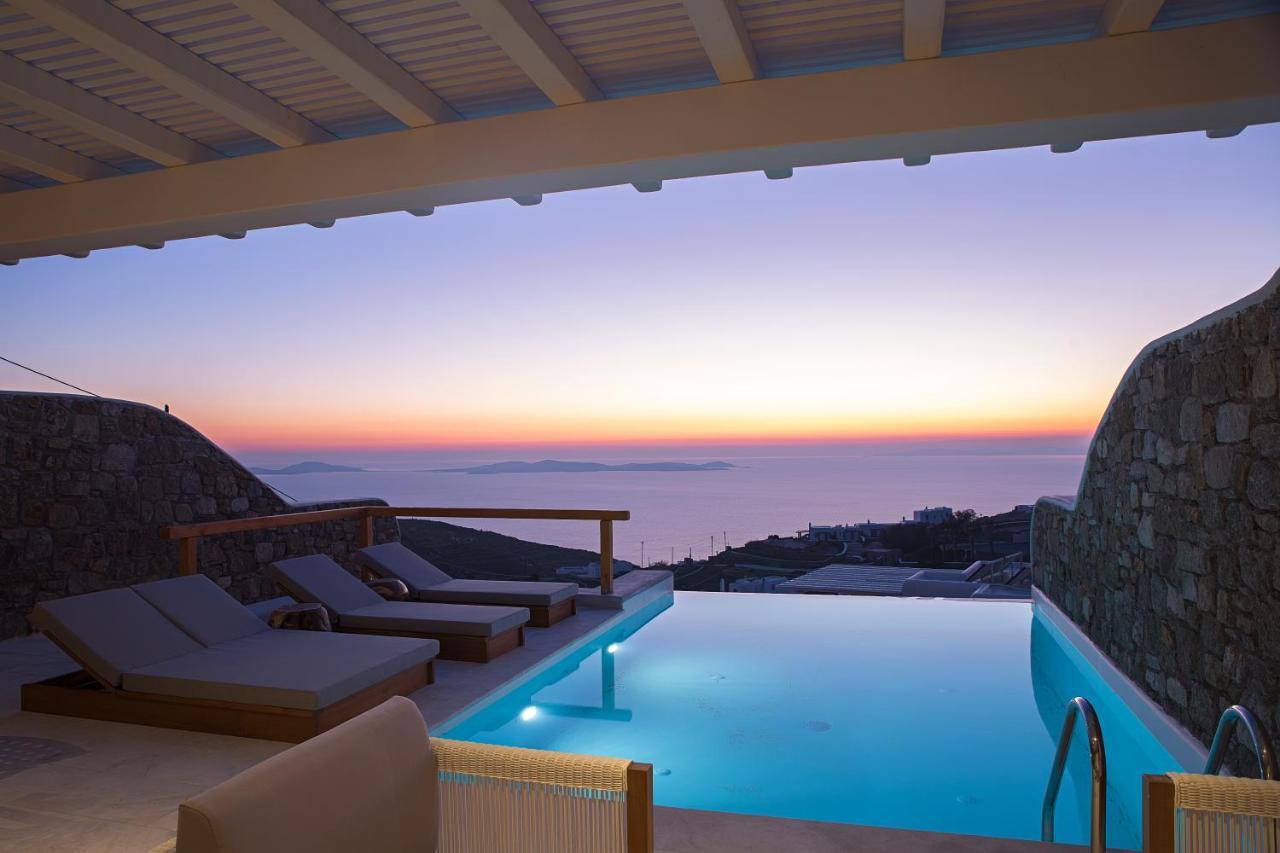 Villa Apollo-Private Pool-Amazing View Mykonos Town Exterior photo